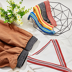 3 Stück 3 Farben 90 % Baumwolle und 10 % elastische Faser Rippenstoff für Manschetten&nbsp;FIND-BC0004-39