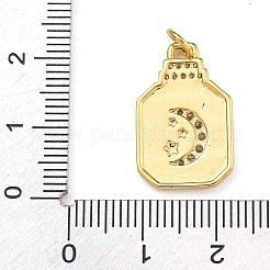 Cremagliera placcatura micro ottone spianare pendenti zirconi&nbsp;KK-G513-73A-05G