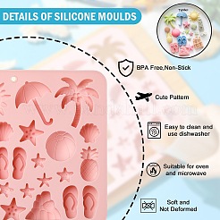 2 Silikonform mit Urlaubsmotiven für Heimwerkerarbeiten.&nbsp;ST-CJ0007-76
