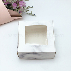 Marmor Muster Papier Pappe Schmuckschatullen&nbsp;X-CON-WH0039-08