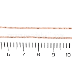 Boston-Link-Ketten aus Messing für Damen&nbsp;NJEW-D302-59RG