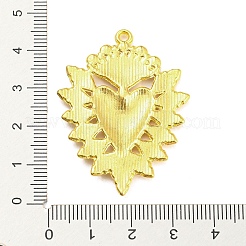 Legierung Anhänger Fassungen für Strasssteine&nbsp;PALLOY-H132-02G-03