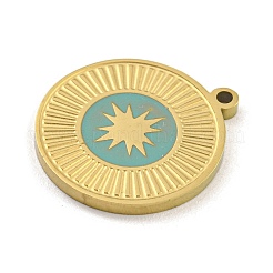 Ciondoli in acciaio inossidabile chirurgico 316 smaltati&nbsp;STAS-M073-18A-03G