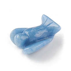 Gefärbte und erhitzte natürliche blaue Aventurin-Figur als Dekoration&nbsp;G-G864-01A-09