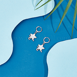 1 paire de 925 créoles en argent sterling&nbsp;STER-PH0004-91P