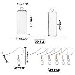 DIY baumeln Ohrring machen&nbsp;DIY-UN0001-24P