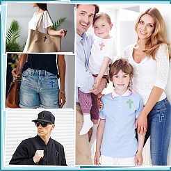 18 Stück Aufnäher im Handtuch-Stickerei-Stil zum Aufbügeln/Aufnähen&nbsp;DIY-WH0504-819
