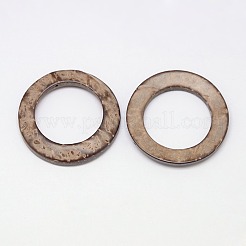 Holz Schmuckzubehör Kokosnuss Verknüpfung Ringe&nbsp;X-COCO-O006A-12