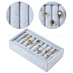 Quaderförmigen Holz Schmuck Ring Display&nbsp;RDIS-L001-07C