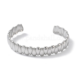 Bracelets manchettes en acier inoxydable 304 pour femmes&nbsp;LS-BJEW-Z078-13P