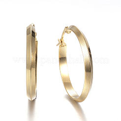 Orecchini a cerchio in acciaio inossidabile 304&nbsp;EJEW-P091-34D
