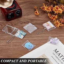 12 Satz Schlüsselanhänger-Kits aus Kunststoff für CD-Fotorahmen&nbsp;AJEW-DR0002-05