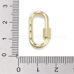 Schlüsselanhängerringe aus Messing mit Mikropflaster und klarem Zirkonia&nbsp;KK-M293-49G