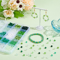750 kit de cuentas DIY para el Día de San Patricio con 15 estilos&nbsp;DIY-SP0006-64B