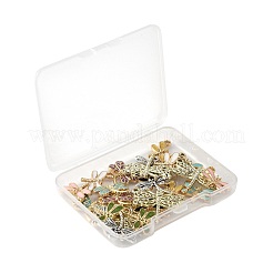 24 stücke 10 stile legierung charms&nbsp;ENAM-FS0003-42