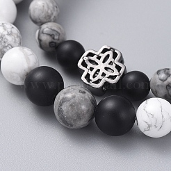 Set di braccialetti elasticizzati&nbsp;BJEW-JB05027-05