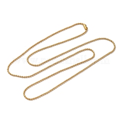 Ionenplattierung (IP) 304 Edelstahl Kugelketten Halsketten&nbsp;NJEW-L173-026G-02