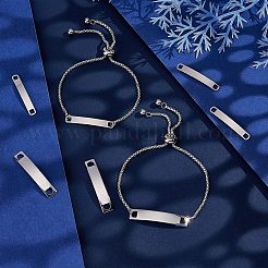 DIY Blanko Rechteck Glieder Schieber Armband Bausatz&nbsp;STAS-UN0039-30