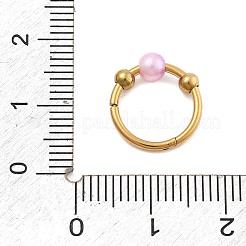 Anelli per il naso a forma di occhio di gatto e acciaio chirurgico 316l&nbsp;WG275C7-01