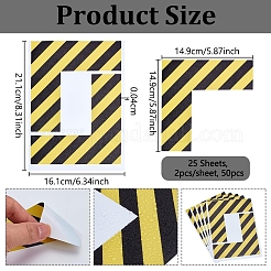 50 etiqueta de seguridad autoadhesiva de PVC&nbsp;DIY-OC0016-18