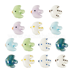 14 pièce de perles en céramique et porcelaine faites à la main&nbsp;PORC-TA0001-76