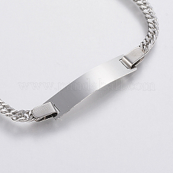 Anlaufgeschützte Gliederarmbänder aus Edelstahl 304&nbsp;BJEW-H572-05P