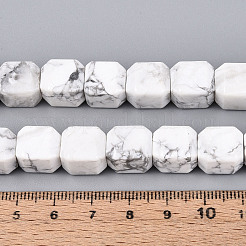 Natürliche Howlith Perlen Stränge&nbsp;G-N353-03A-07