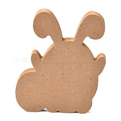 Décorations d'affichage en bois naturel sur le thème de pâques&nbsp;AJEW-P087-A03