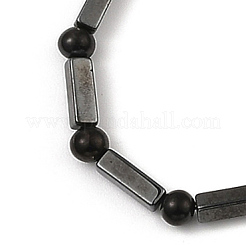 Bracelets de perles d'hématite synthétiques non magnétiques&nbsp;BJEW-E084-04