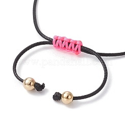 Kleeblatt-Armband aus legierter Emaille&nbsp;BJEW-JB09962-02