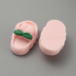 Cabochons en résine opaque&nbsp;CRES-WH0010-051