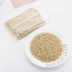 Vergoldet Glas Stiftperlen&nbsp;SEED-S046-01A-22