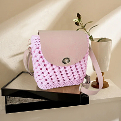 1 juego de accesorios para bolso de hombro de ganchillo de cuero sintético hecho a mano&nbsp;PURS-CL0001-37B