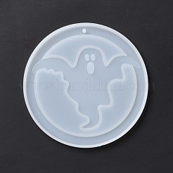 Moules de statue en silicone pour pendentif fantôme&nbsp;DIY-E049-02