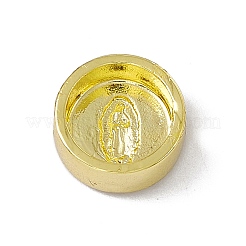 Emaille-Perlen aus echtem 18 Karat vergoldetem Messing&nbsp;KK-A170-02G-M