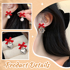 42 paio di orecchini a clip in ottone&nbsp;EJEW-ME0001-24A