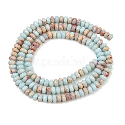 Brins de perles synthétiques aqua terra jasper&nbsp;X-G-S366-102A