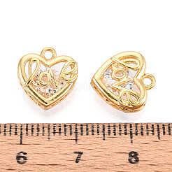 Ottone con ciondoli in zirconi cubici&nbsp;KK-N263-98G