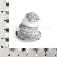 Statues de figurines en résine sur le thème de Noël pour la décoration de bureau à domicile&nbsp;DJEW-M017-02D-02