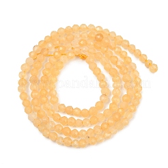 Natürlichen Topas Jade Perlen Stränge&nbsp;G-L662-A01-3mm