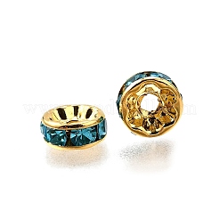 Séparateurs perles en laiton avec strass&nbsp;RSB038NF-13G