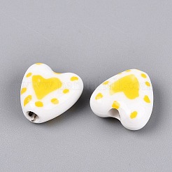 Abalorios de porcelana hechas a mano&nbsp;PORC-Q005-11E