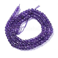 Natürlichen Amethyst Perlen Stränge&nbsp;G-E560-Q03