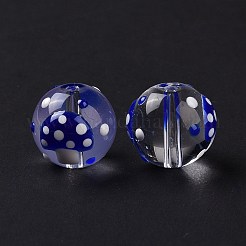 Vetro con perle di smalto&nbsp;LAMP-P058-01E
