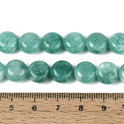 Gefärbt natürlichen weißen Jade Perlen Stränge&nbsp;G-T143-16D