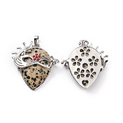 Dalmata naturale ciondoli diaspro&nbsp;G-P496-02P-06