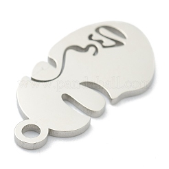 Pendentifs en acier inoxydable 304 anti-ternissement&nbsp;STAS-P276-01B-P