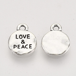 Pendentifs en alliage de style tibétain&nbsp;X-TIBEP-T009-24AS-RS