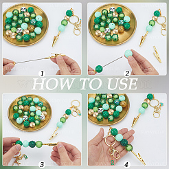 DIY-Legierung Armband Werkzeug Schmuck Helfer Perlen Krokodilklemme Herstellung Kit&nbsp;DIY-SC0030-88