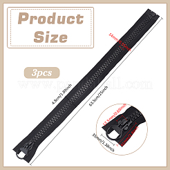 3 pz cerniere in poliestere per accessori per indumenti&nbsp;DIY-BC0015-73B